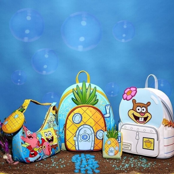 Loungefly SpongeBob SquarePants Sandy Cheeks Cosplay Mini Backpack - Picture 3 of 9